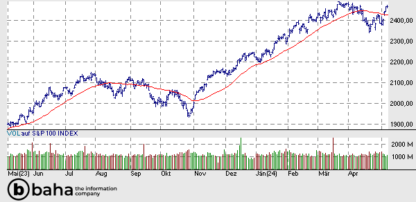 S&P 100 INDEX